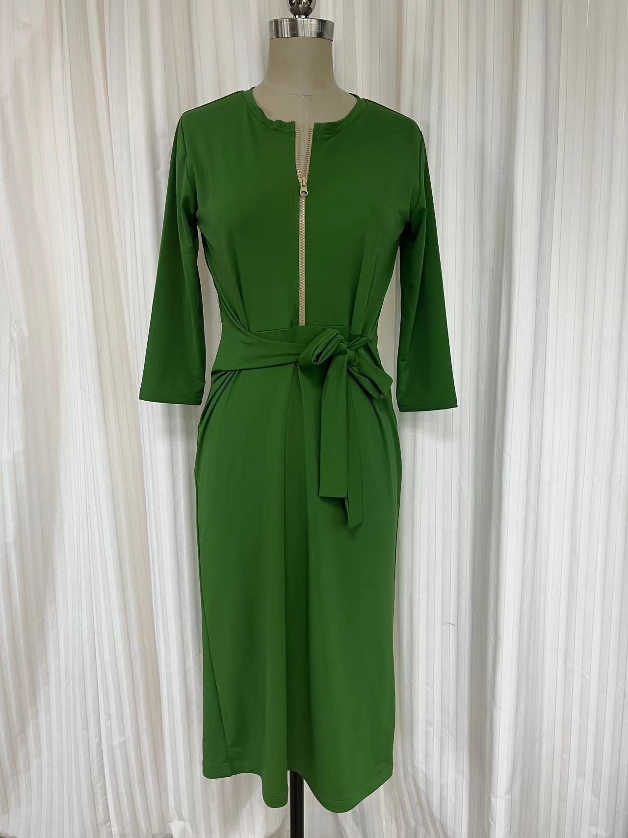 Swimsuit dress DR2308S - Green #72