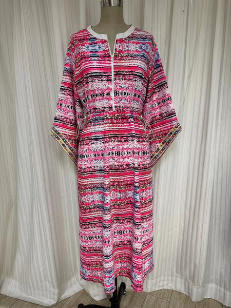 Swimwear dress Dr2302cs-Ethnic style - Ethnic print Medium
