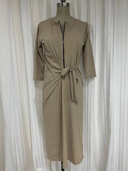 Swimsuit dress DR2308S - Greige