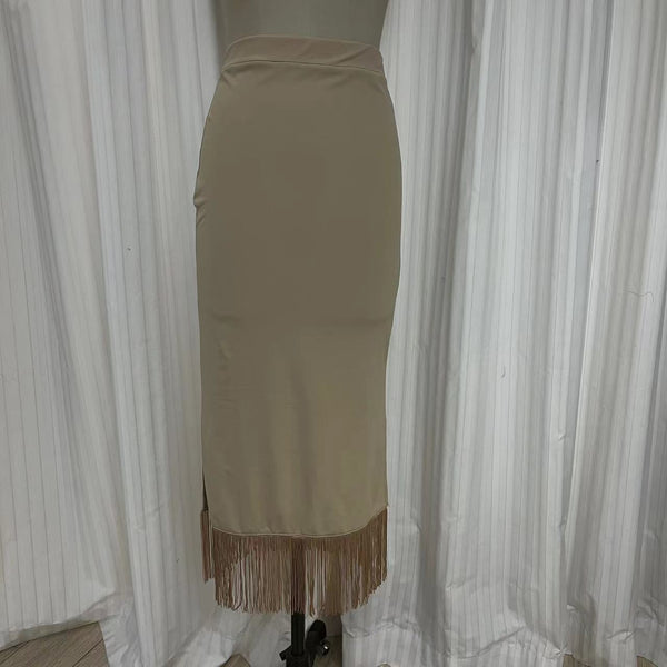 Swimsuit - SK2302S skirt - Greige