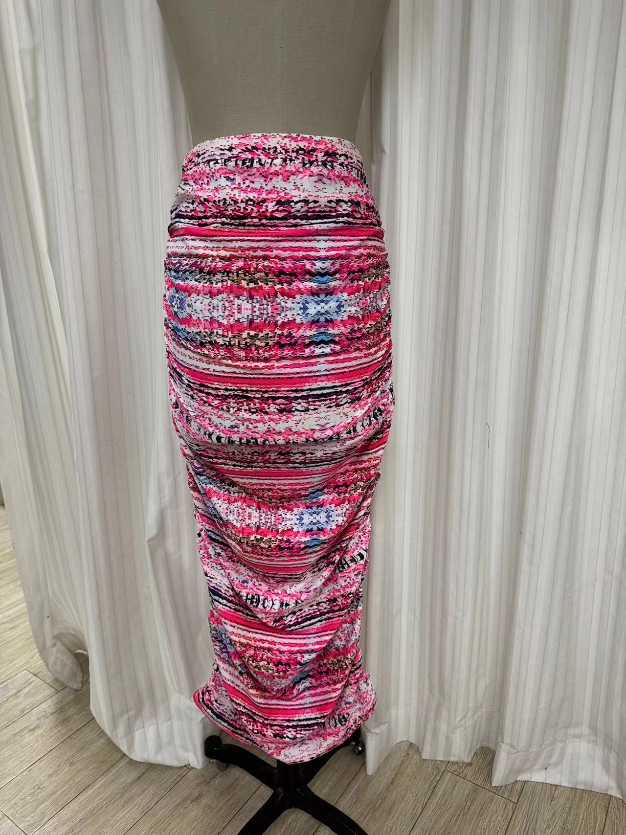 Swimsuit skirt DR2303s Ethnic print