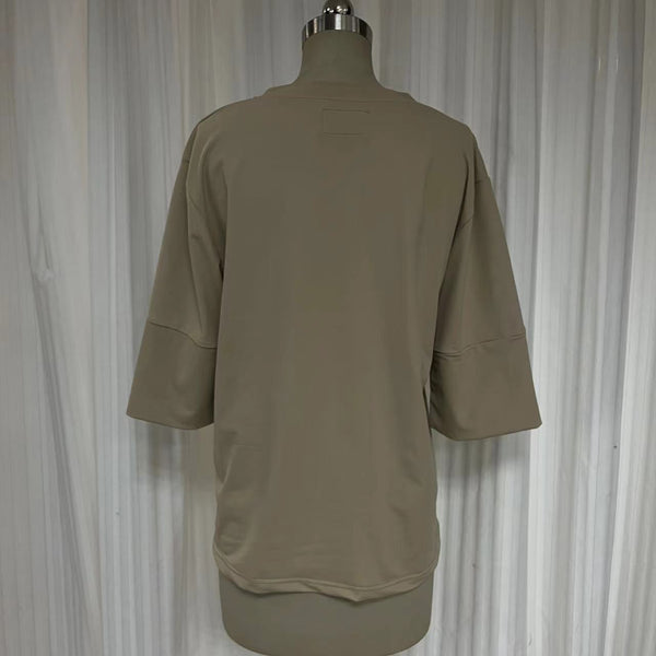 Swimsuit - Tshirt 3/4 sleeves TS2302BS - Greige