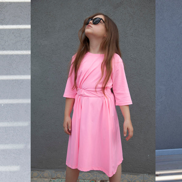 SS22 Robe Maillot #D2052S - ROSE