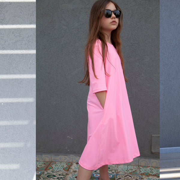 SS22 Robe Maillot #D2052S - ROSE