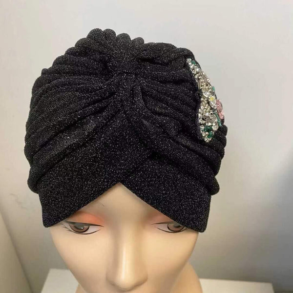 NEW IN! Headwrap with beads pink bee