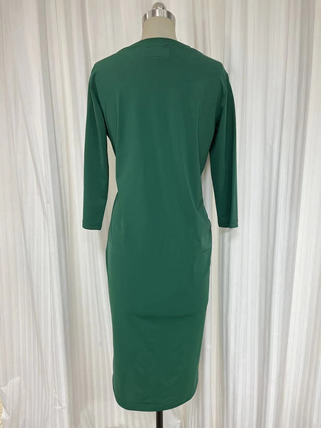 SS22 Robe maillot #D2016s - Vert foncé