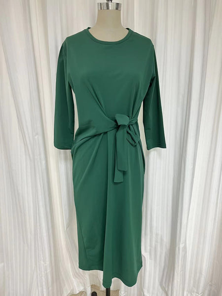 SS22 Robe maillot #D2016s - Vert foncé