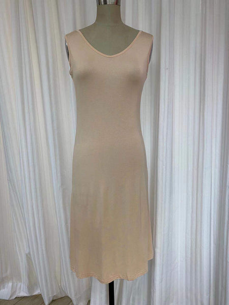 Knee length Under-dress D2033 Nude