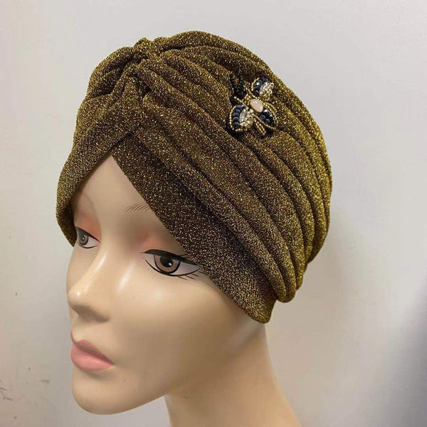 NEW IN! Headwrap with beads bee