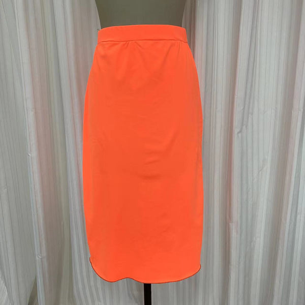 Jupe maillot SK2151S à drapés - orange