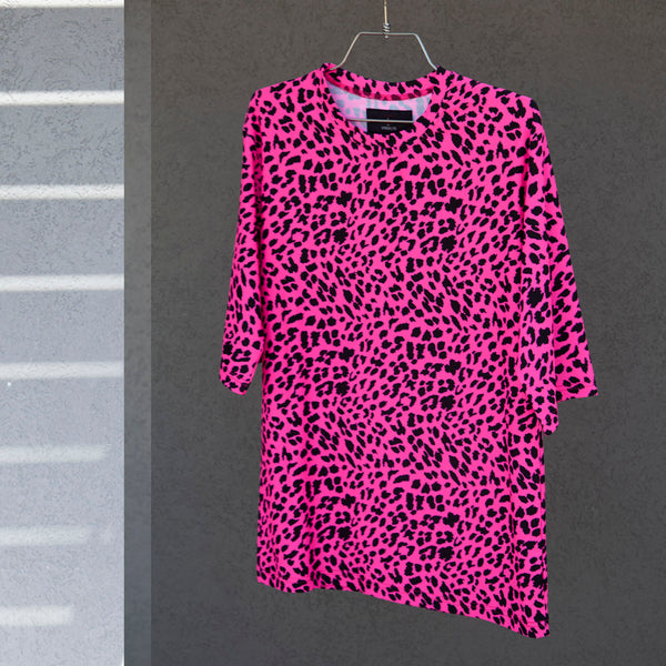 Swimsuit - Tshirt 3/4 sleeves TS2006S - Cheetah print