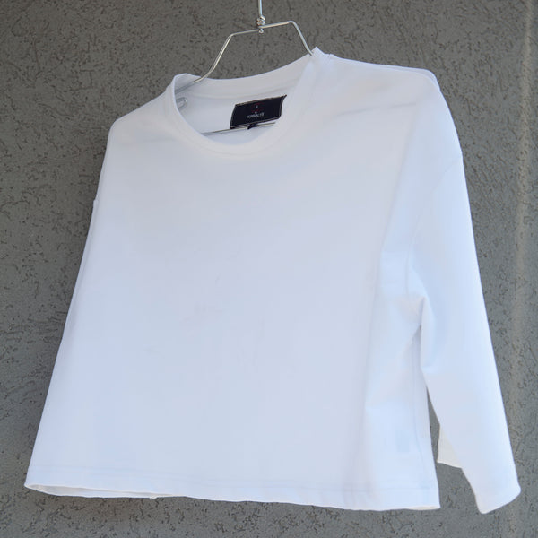 Swimsuit - Cropped Tshirt TS2001S -White