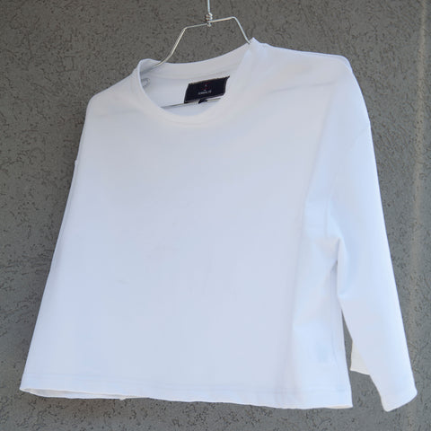 Swimsuit - Cropped Tshirt TS2001S -White