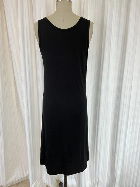 Knee length Under-dress D2033 Black